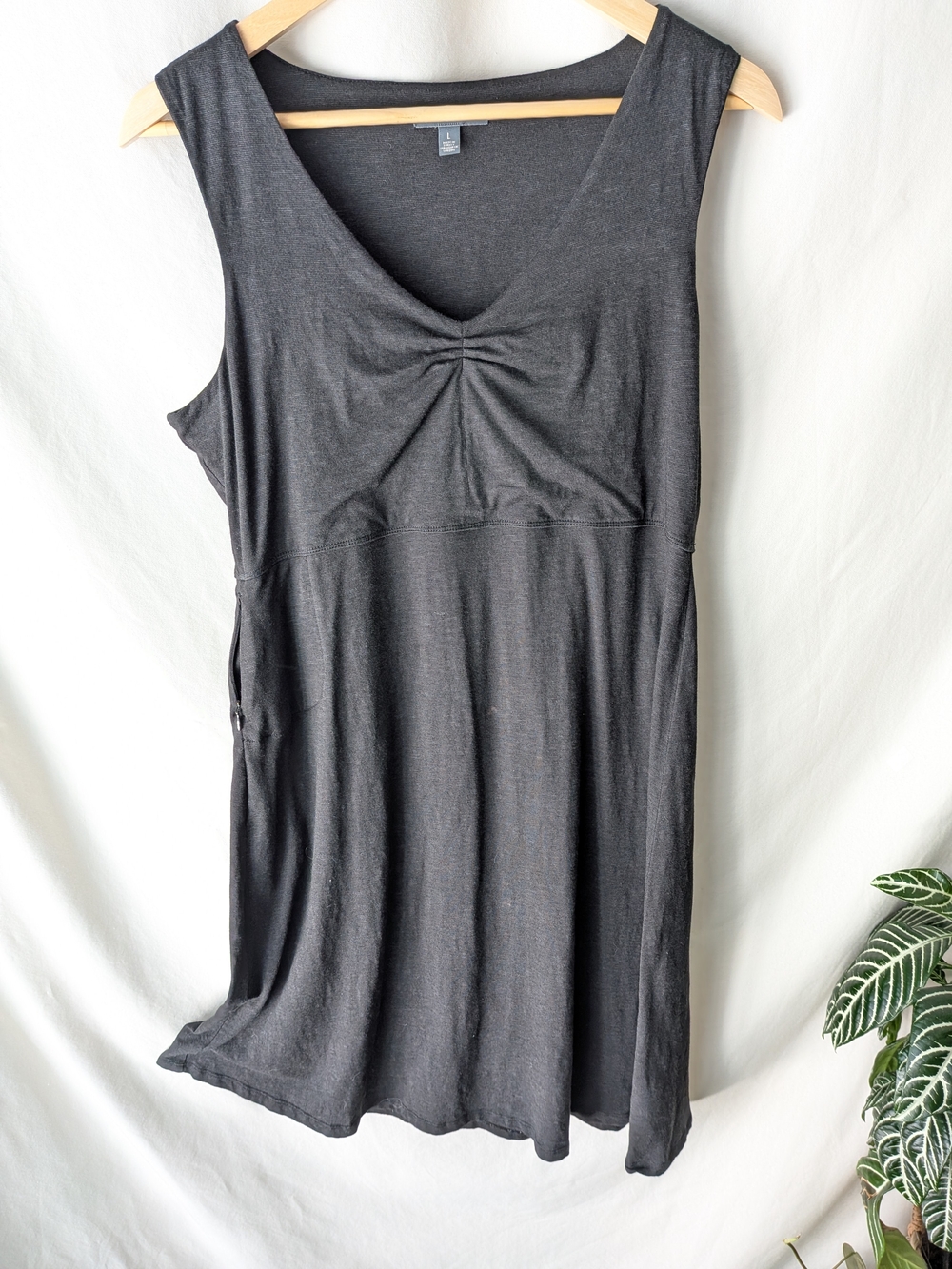 Toad&Co Black Sleeveless Mini Dress - Picture 2 of 10